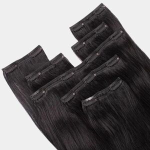 Pro 7* Jet Black 18" Body Wave Clip-In Set from The Hair Shop